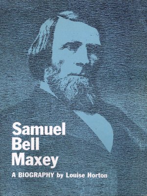 cover image of Samuel Bell Maxey